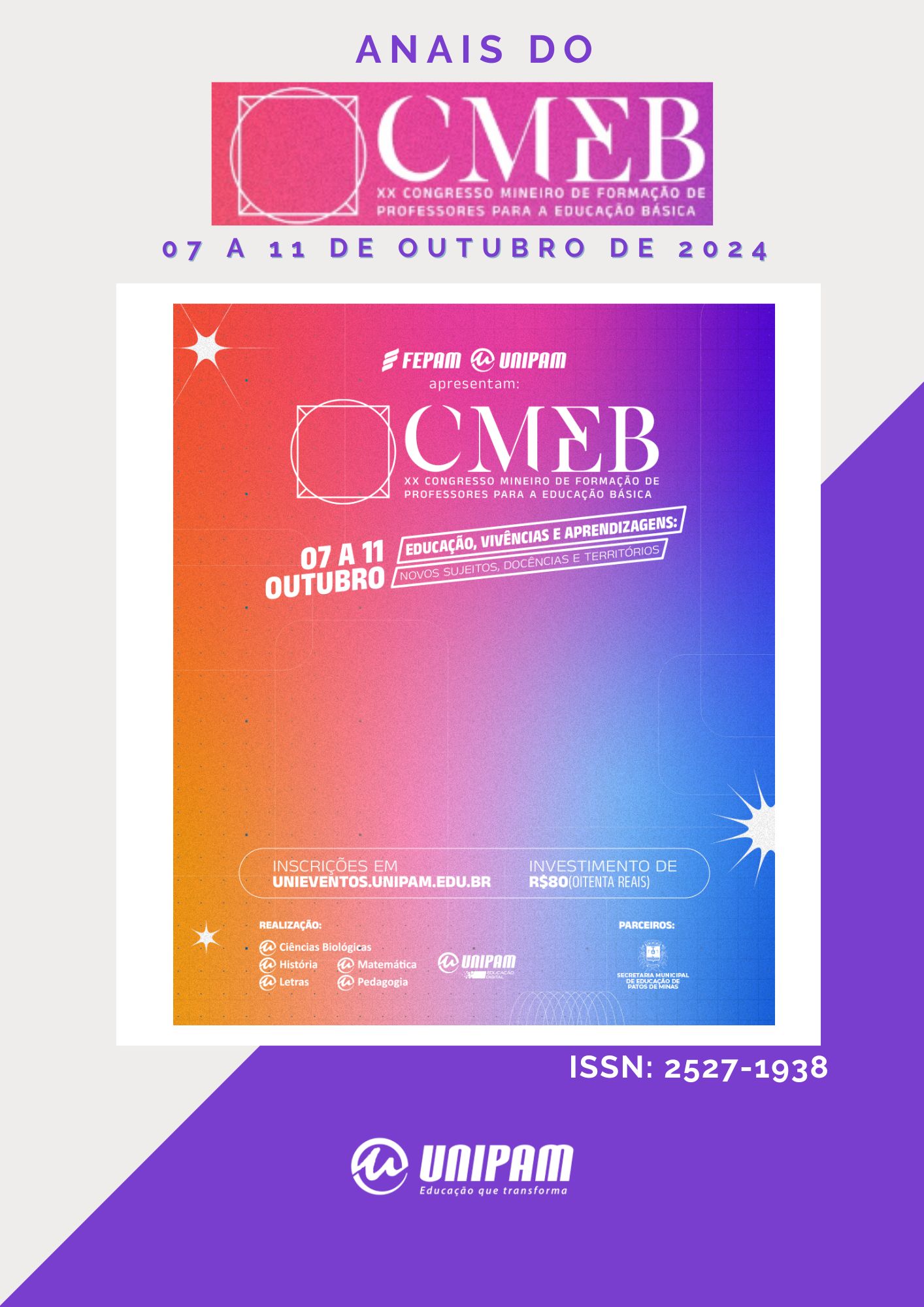 					Visualizar v. 18 (2024): Anais do CMEB
				
